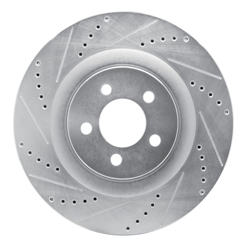 R1 Concepts — R1 05-23 Chrysler 300 Front Left Drilled & Slotted Silver Brake Rotor
R1 Brake Rotor Drill