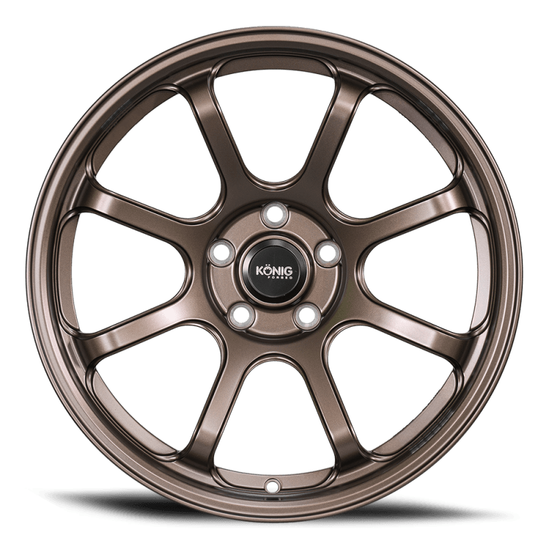 Konig — Konig Forged F6SX 17x10 5x114.3 ET45 Race Bronze Wheel (Knurled Bead)