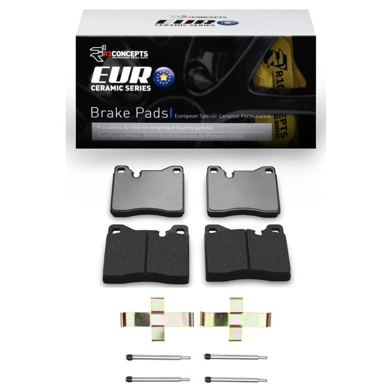 R1 Concepts — R1 76-76 BMW 530I Front Euro Ceramic Pads & Hardware Kit
R1 Euro Ceramic Pads