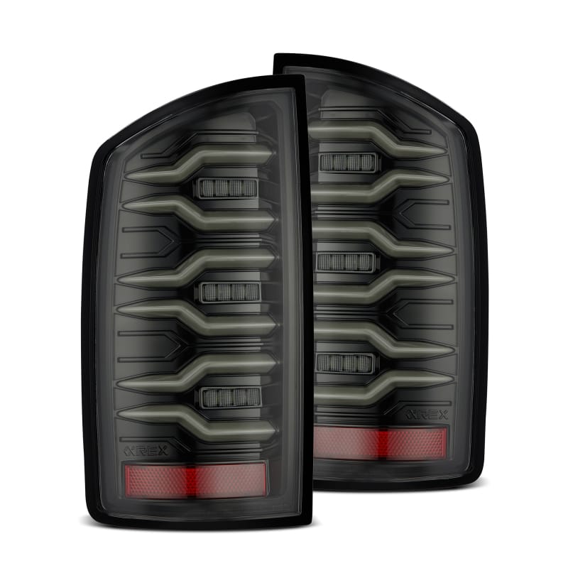 AlphaRex — AlphaRex 07-08 Dodge Ram1500/07-09 Dodge Ram 2500+3500 Luxx-Series LED Tail Lights(Pair) Alpha Black
Taillight Assembly