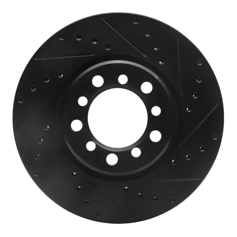 R1 Concepts — R1 85-91 Mercedes-Benz 300SD Front Right Drilled & Slotted Black Brake Rotor
R1 Brake Rotor Drill