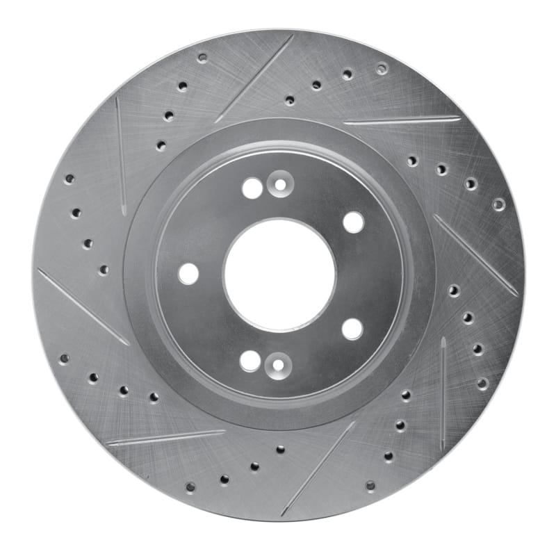 R1 Concepts — R1 13-20 Hyundai SANTA FE Sport Front Left Drilled & Slotted Silver Brake Rotor
R1 Brake Rotor Drill