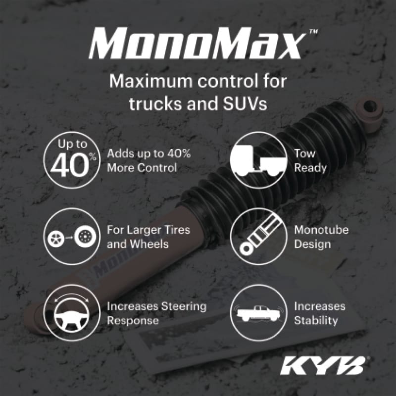 KYB — KYB 14-19 RAM 2500 RWD (w/o Rear Air Spring & w/ HD Shocks) MonoMax Gas Shock - Rear