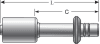 Gates — Gates Aluminum Male (Ford) Spring Lock PolarSeal Fitting
