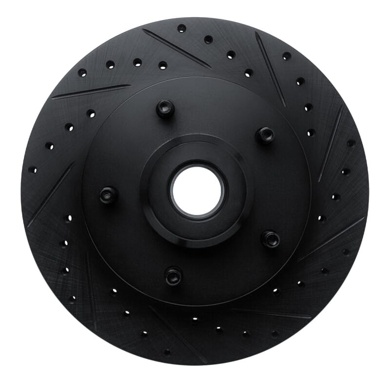 R1 Concepts — R1 94-02 Dodge B200 / B200 Van / B250 Front Right Drilled & Slotted Black Brake Rotor
R1 Brake Rotor Drill