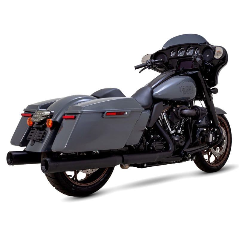 Vance and Hines — Vance & Hines HD Dresser 17-22 Eliminator 400 Black Slip-On Exhaust