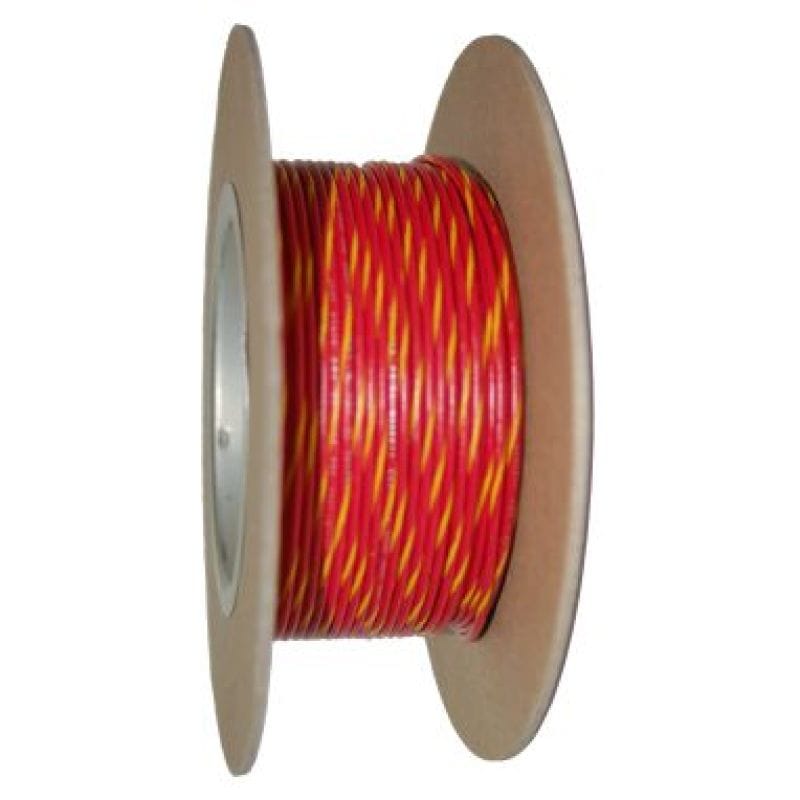 NAMZ — NAMZ OEM Color Primary Wire 100ft. Spool 20g - Red/Yellow Stripe