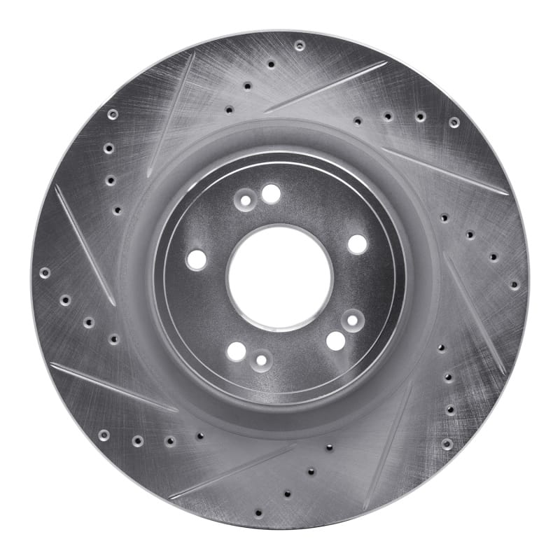 R1 Concepts — R1 18-20 Genesis G80 Front Left Drilled & Slotted Silver Brake Rotor
R1 Brake Rotor Drill