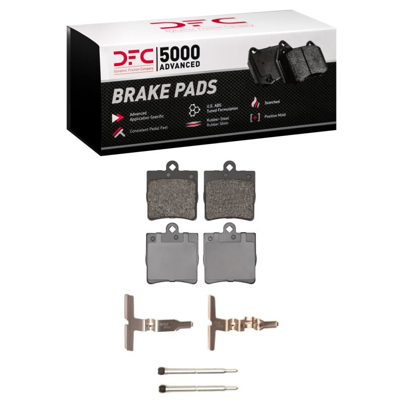 DFC — DFC 96-15 Chrysler Crossfire Rear 5000 Advanced Low Metallic Brake Pads and Hardware Kit
DFC Brake Pad Set