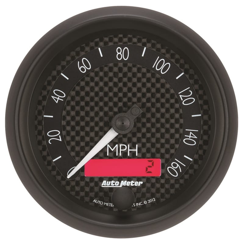 AutoMeter — Autometer GT Series 3-3/8in In Dash 0-160 MPH Electronic Programmable Speedometer
3-3/8" SPEEDO, 160 M