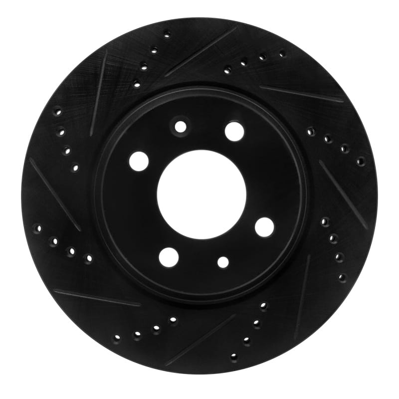 R1 Concepts — R1 86-86 Saab 9000 Front Left Drilled & Slotted Black Brake Rotor
R1 Brake Rotor Drill