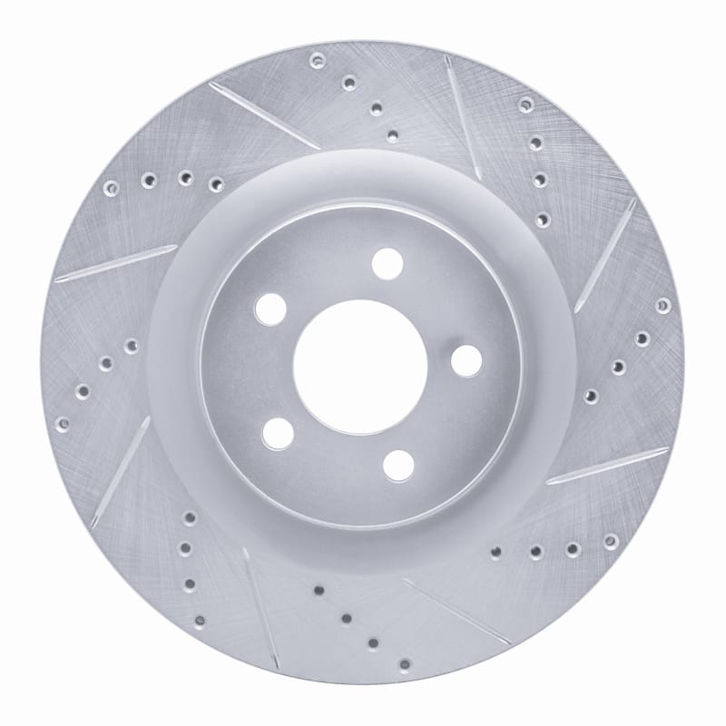 R1 Concepts — R1 05-23 Chrysler 300 Front Right Drilled & Slotted Silver Brake Rotor
R1 Brake Rotor Drill