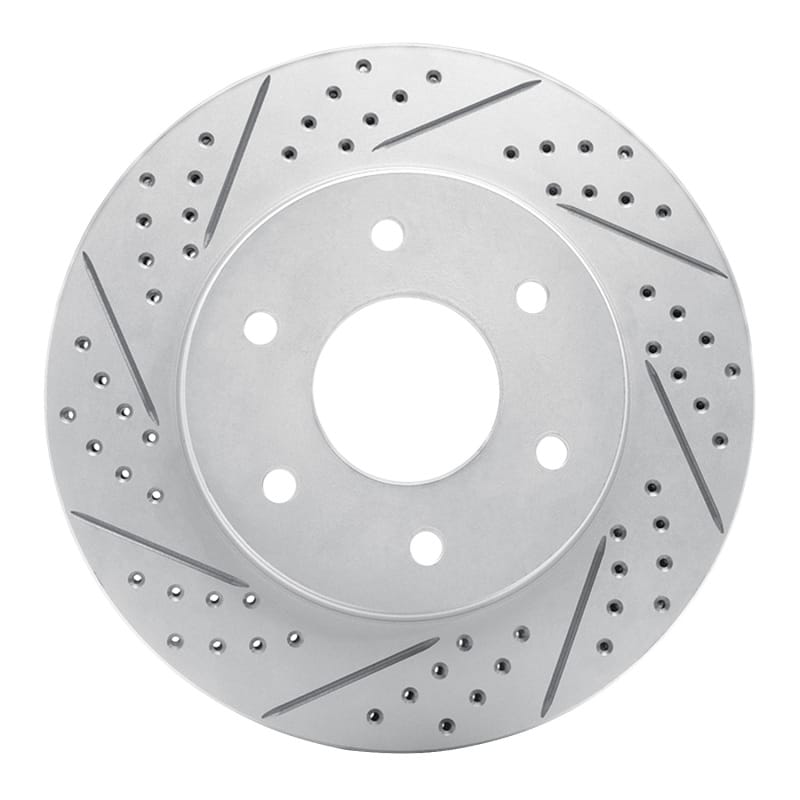 R1 Concepts — R1 04-05 Infiniti Qx56 Front Left Drilled & Slotted Geo-Carbon Rotor