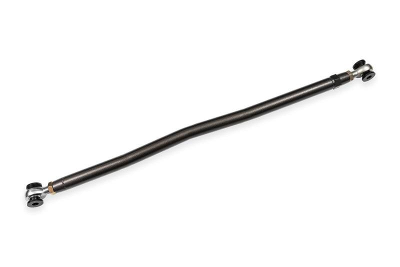BMR Suspension — BMR 21+ Ford Bronco DOM Steel Panhard Rod w/ Double Adj. Rod Ends - Black Hammertone
