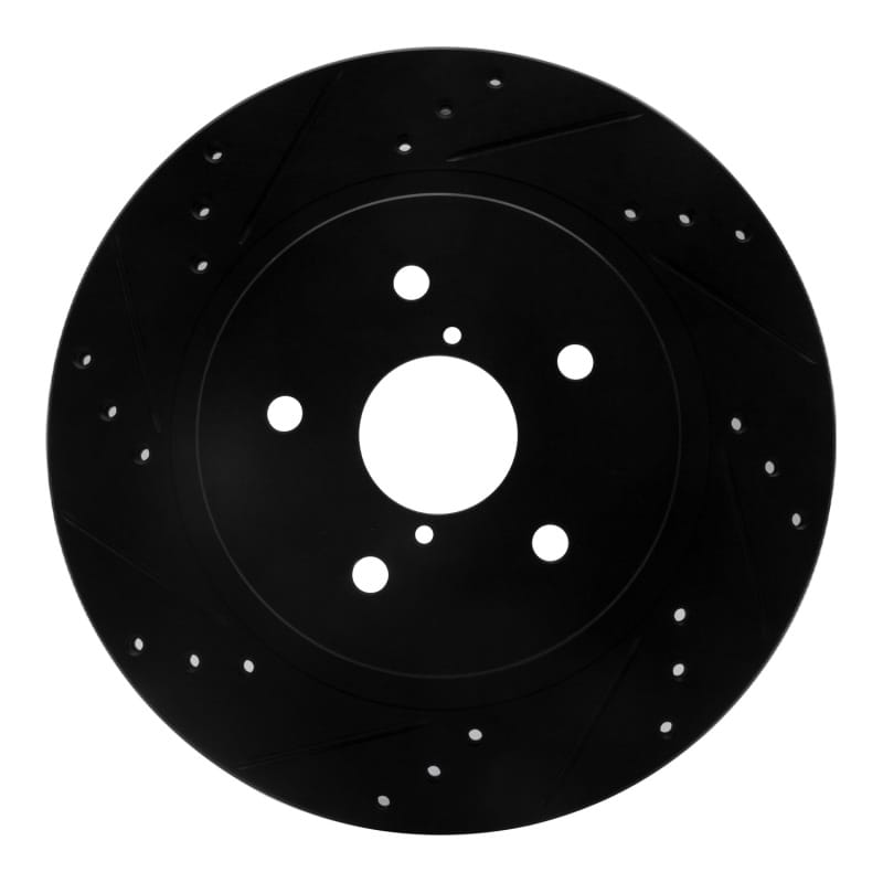 R1 Concepts — R1 15-25 Subaru Outback Rear Left Drilled & Slotted Black Brake Rotor
R1 Brake Rotor Drill
