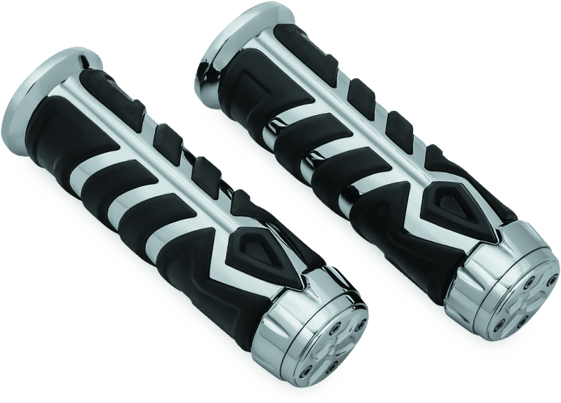 Kuryakyn — Spear Grips For Indian Chrome