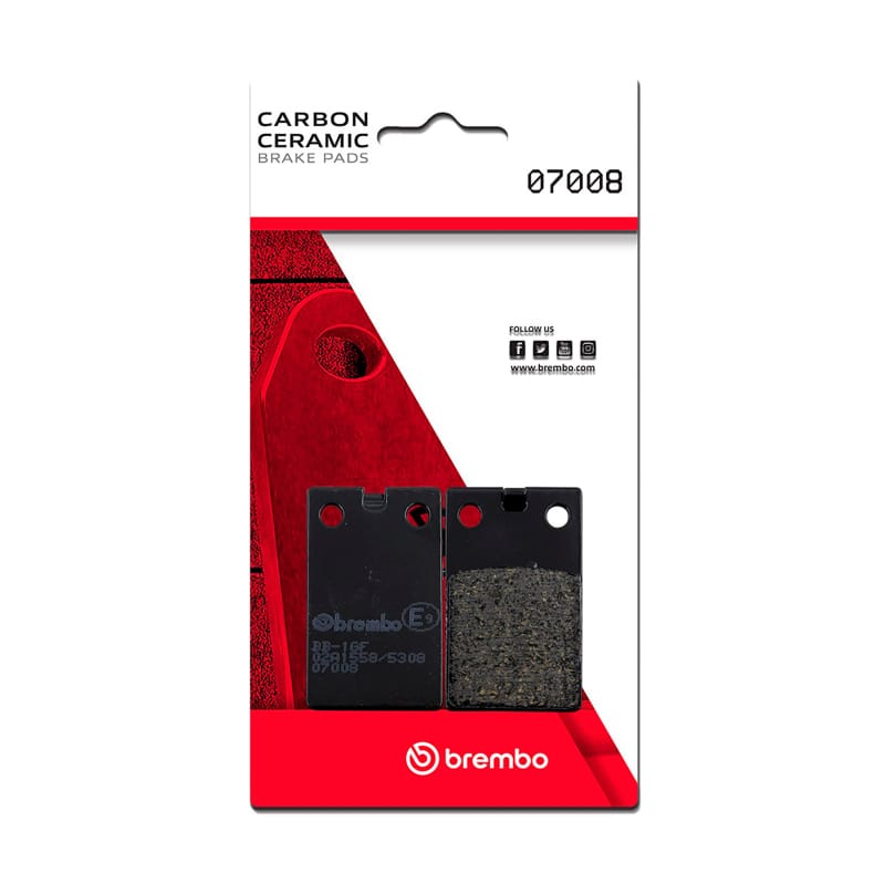 Brembo OE Powersports — Brembo OE Aprilia Red Rose/Malaguti Crosser/TGB R/Tomos Bt Carbon Ceramic Brake Pad - Front