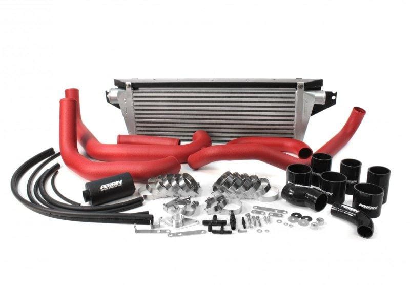 Perrin Performance — PERRIN 08-14 Subaru WRX/STI Front Mount Intercooler Core + Mounting Beam - Black Core