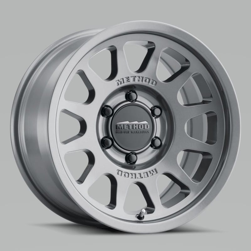 Method Wheels — Method MR703 17x8.5 0mm Offset 5x5 71.5mm CB Gloss Titanium Wheel