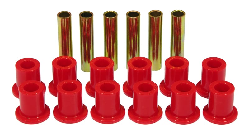 Prothane — Prothane 67-77 Ford F250 4wd Front Spring & Shackle Bushings - Red
SPRING/SHACKLE BUSH