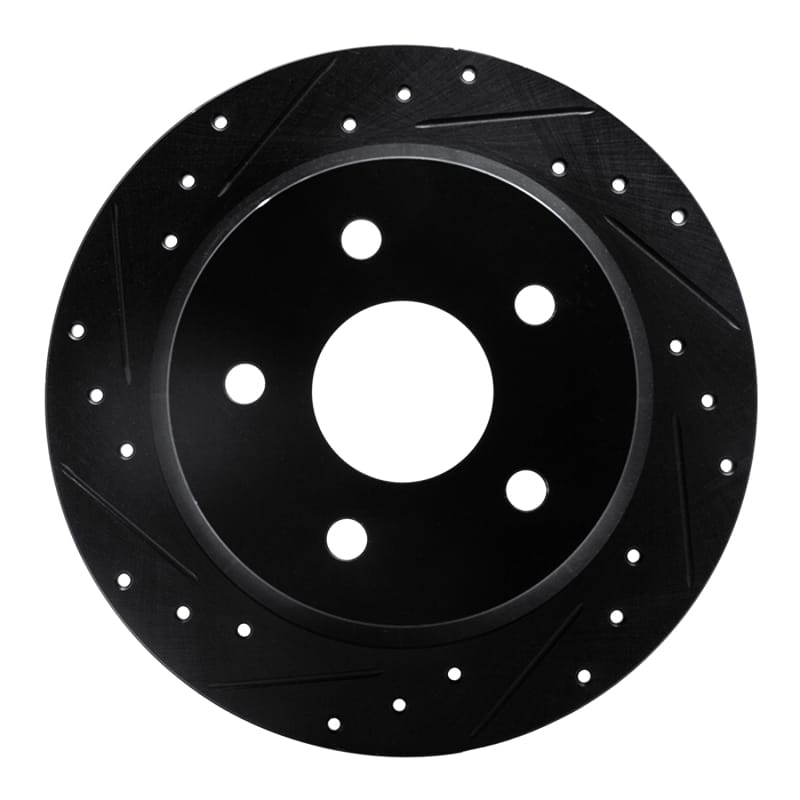 R1 Concepts — R1 99-04 Jeep Grand Cherokee Rear Left Drilled & Slotted Black Brake Rotor
R1 Brake Rotor Drill