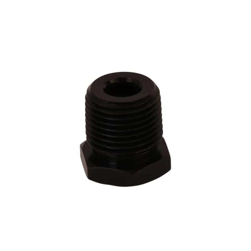 Aeromotive — Aeromotive Fitting - Bushing - 3/8-NPT Male to 1/8in-NPT Female
3/8" NPT Gauge Port