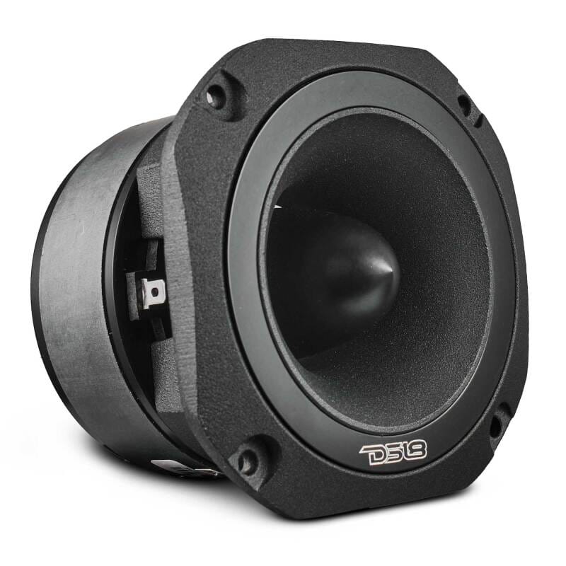 DS18 — DS18 4in Super Bullet Tweeter 200 Watts RMS 1.5in Titanium Vc 4 ohm Black