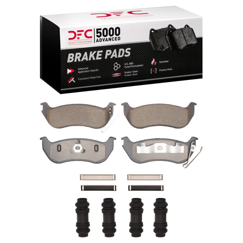 DFC — DFC 03-10 Ford Explorer Sport Trac Rear 5000 Advanced Ceramic Brake Pads and Hardware Kit
DFC Brake Pad Set