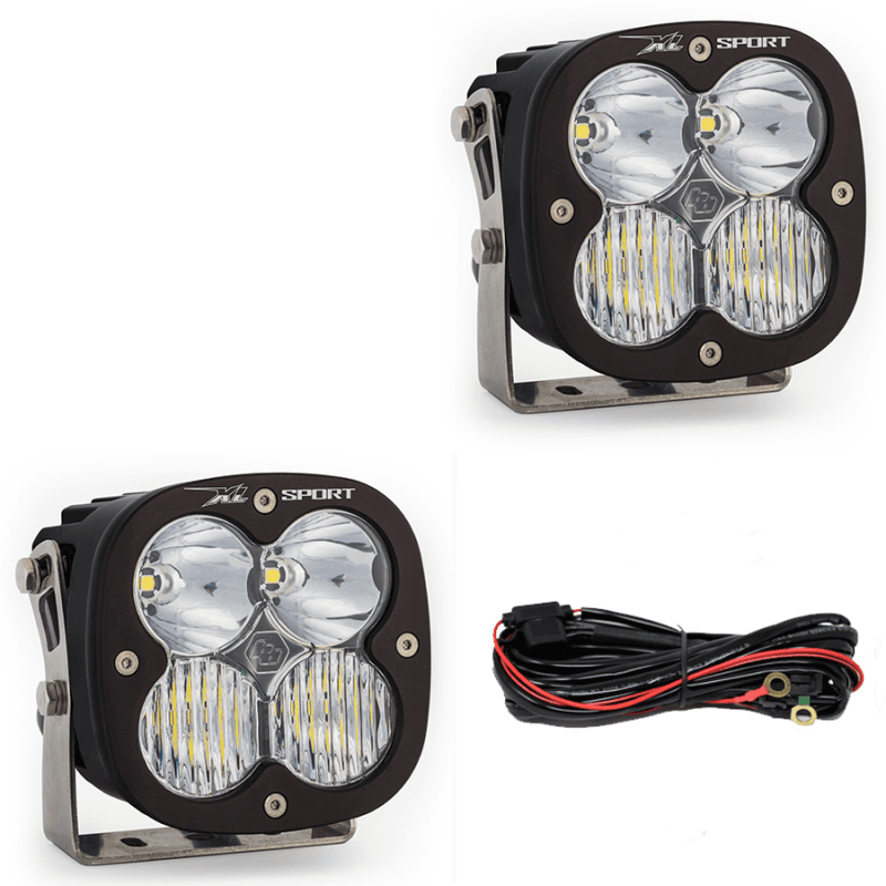 Baja Designs — Baja Designs Jeep JL/JT Rubicon Steel Bumper LED Light Kit XL Sport