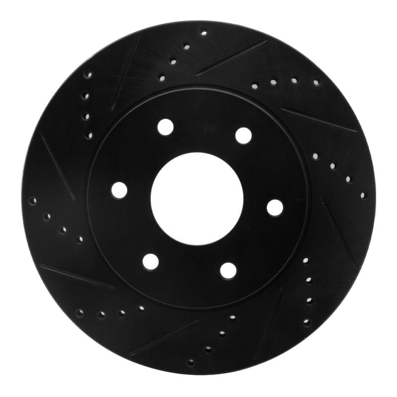 R1 Concepts — R1 04-05 Infiniti QX56 Front Left Drilled & Slotted Black Brake Rotor
R1 Brake Rotor Drill