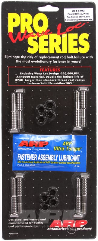 ARP — ARP Ford Pinto 2300cc Wave-Loc Rod Bolt Kit