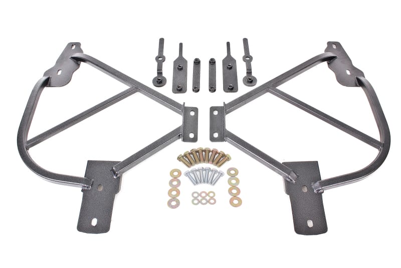 BMR Suspension — BMR 10-15 5th Gen Camaro Bolt-On Subframe Connectors - Black Hammertone