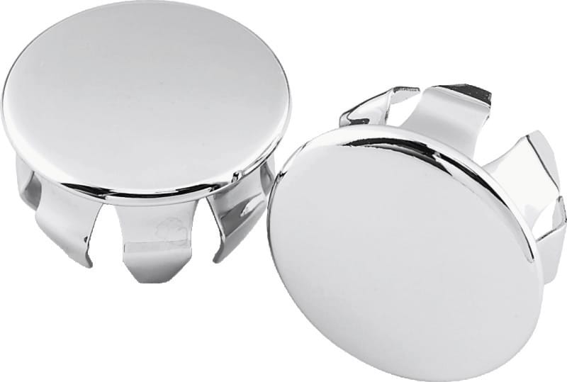 Bikers Choice — Bikers Choice 62-E83 Chrome Handgrip End Plugs Replaces H-D 56238-62 Pr
