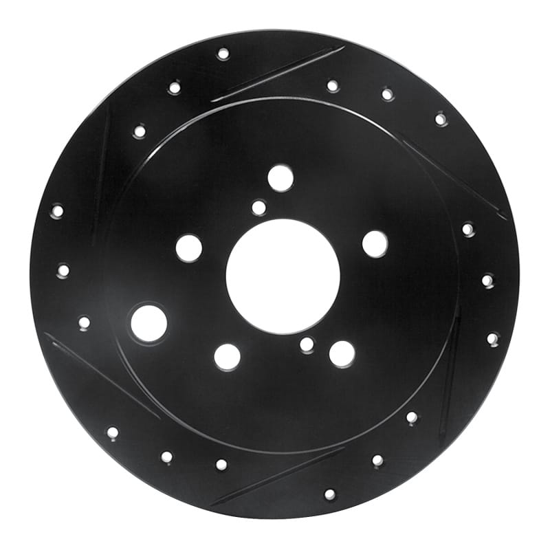 R1 Concepts — R1 12-23 Subaru Crosstrek Rear Left Drilled & Slotted Black Brake Rotor
R1 Brake Rotor Drill