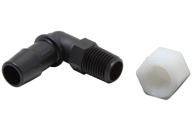 K&N Engineering — K&N Air Filter Vent Kit - White - 90 Degree Plastic 0.50in Flange 1.75in H 1.75in L