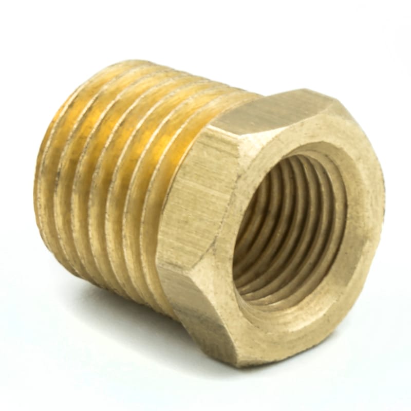 AutoMeter — Autometer Brass Adapter Fitting - 1/4in NPT Male / 1/8in NPT Female
FIT 1/4 M-1/8 F NPT