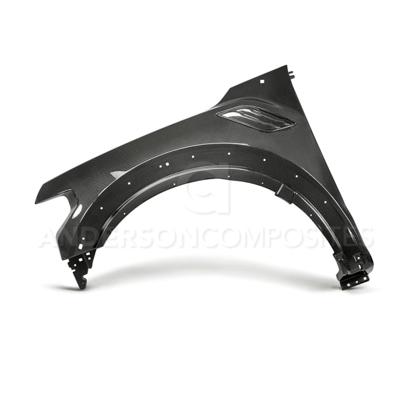 Anderson Composites — Anderson Composites 17-18 Ford Raptor Type-OE Carbon Fiber Fenders w/ Vents