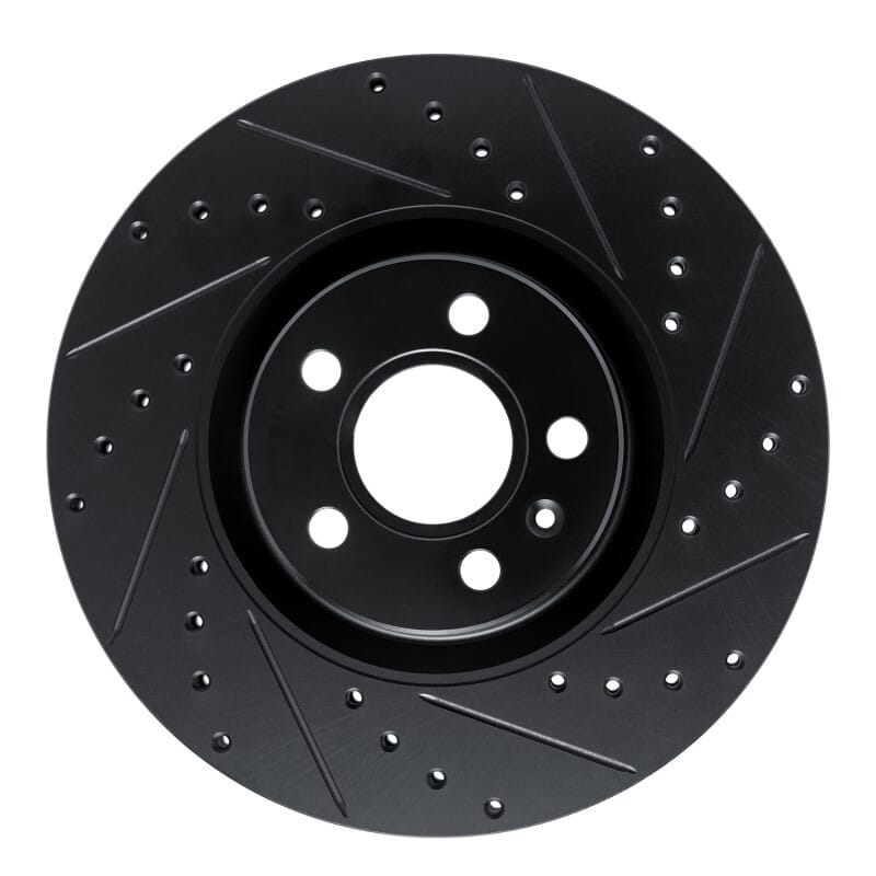 R1 Concepts — R1 17-25 Volvo V90 Front Right Drilled & Slotted Black Brake Rotor
R1 Brake Rotor Drill