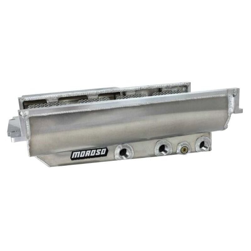Moroso — Moroso Dart LS Next/Next 2 Non Skirted Drag Race Dry Sump 7.5in Deep Aluminum Oil Pan