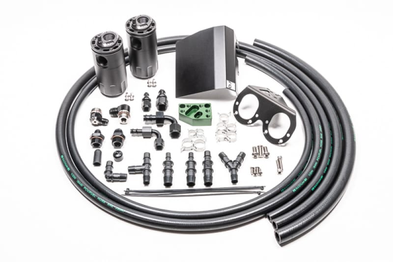 Radium Engineering — Radium 02-21 Subaru EJ-Series Fluid Lock Turbo Dual Catch Can Kit