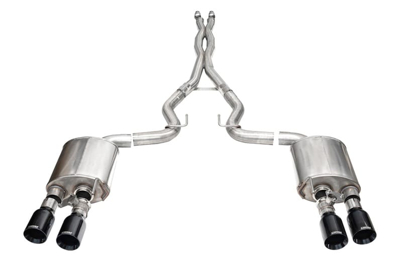 CORSA Performance — Corsa 24-25 Ford Mustang Dark Horse 5.0L 3in Dual Rear Cat-Back w/Twin 4.5in Black PVD Straight Tips
Exhaust