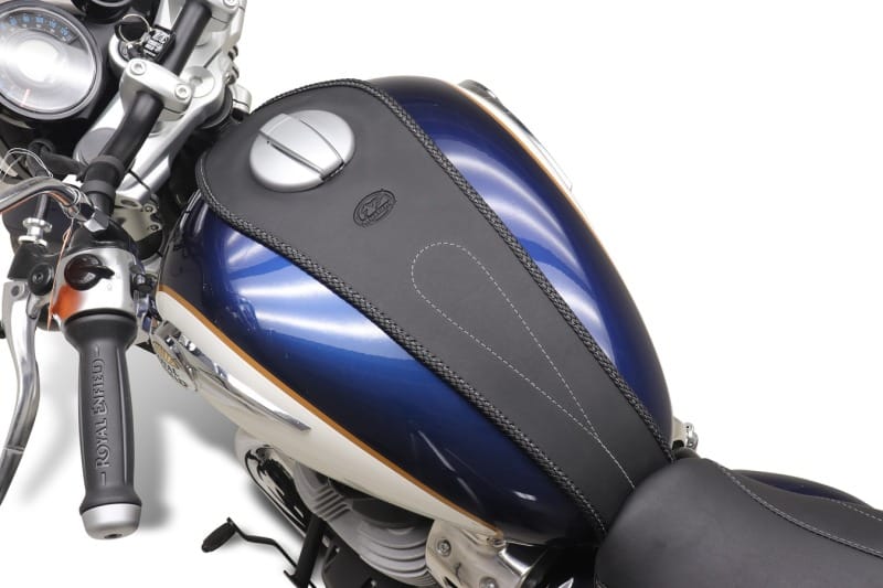 Mustang Motorcycle — Mustang 23-25 Royal Enfield Super Meteor 650 Tank Bib Black