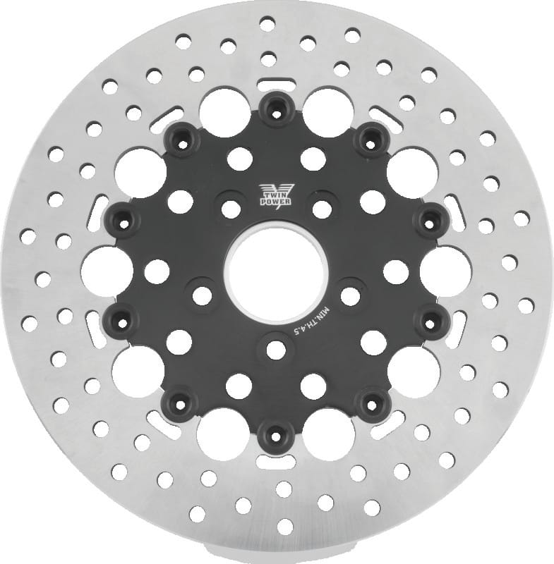 TwinPower — Floating Rotor Black Hole, Rear, 11.5 in.