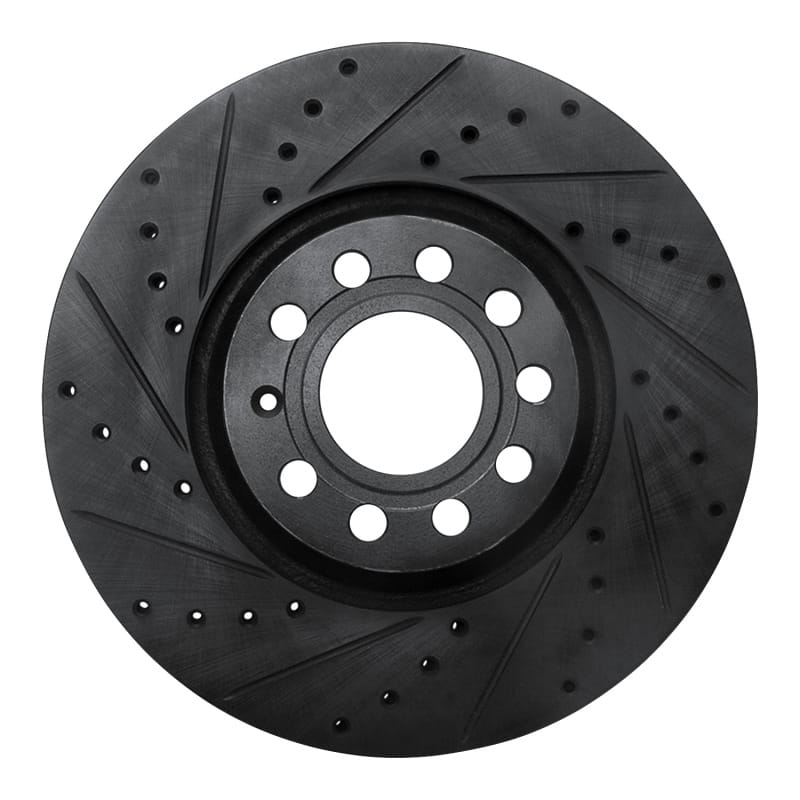 R1 Concepts — R1 97-06 Audi A6 (USA/Canada) Front Left Drilled & Slotted Black Brake Rotor
R1 Brake Rotor Drill