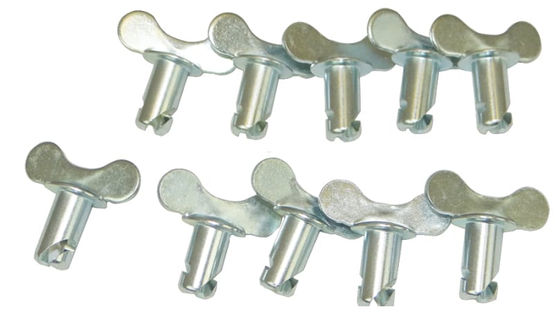Moroso — Moroso Quick Fastener - Butterfly Head - 5/16in x .500in - Steel - 10 Pack