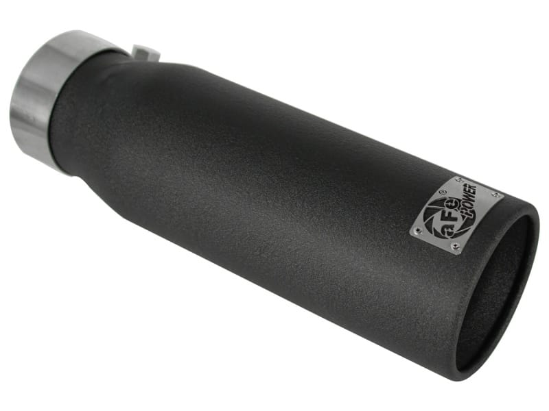 aFe — aFe MACHForce XP Exhausts Tips SS-304 EXH Tip 3in x 4Out x 12L Bolt-On (blk)
Exhaust Tip Black
