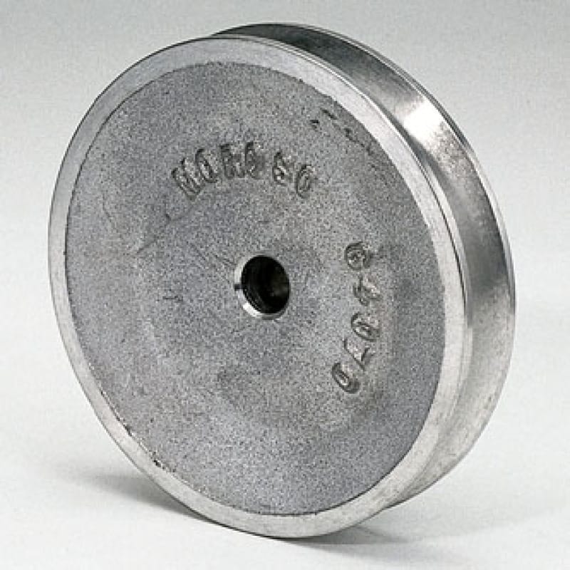 Moroso — Moroso Chevrolet Small Block (w/Short Pump) Crankshaft Pulley - Single Groove - Cast Aluminum