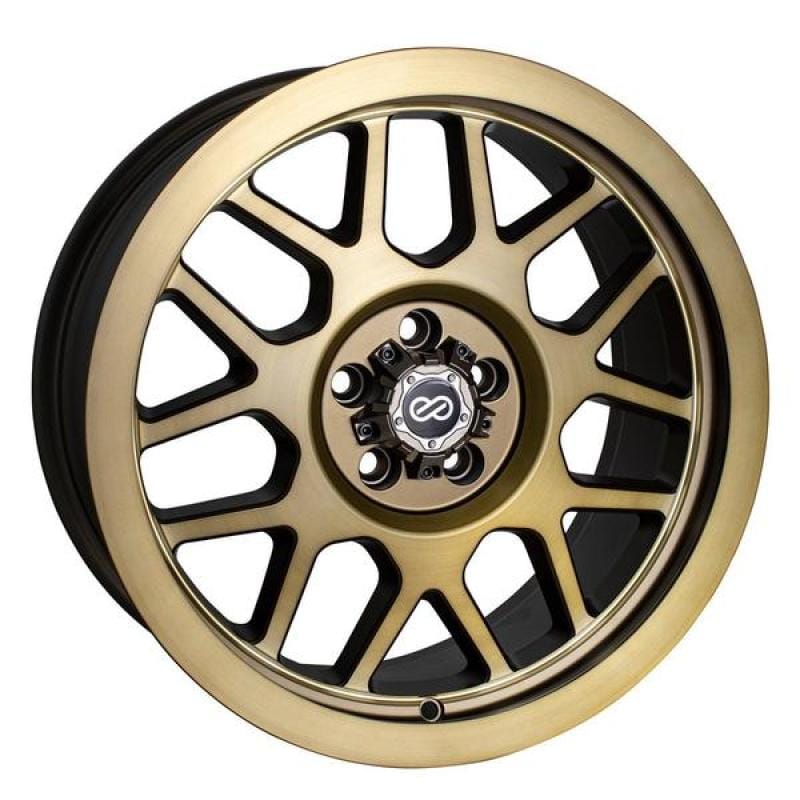 Enkei — Enkei Matrix 17x9 5x127 10mm Offset 108mm Bore Brushed Gold Wheel