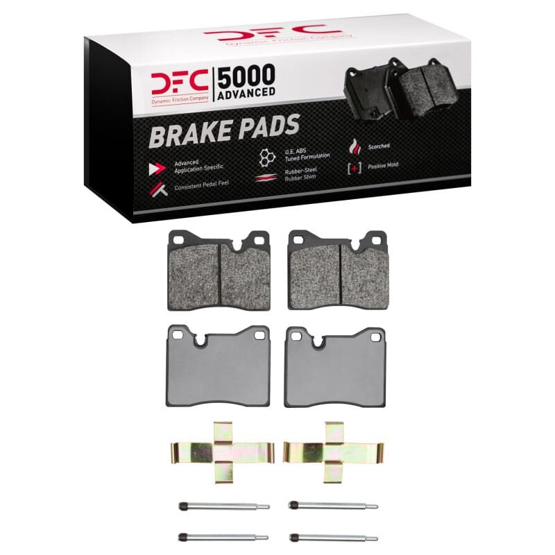 DFC — DFC 76-76 BMW 530I Front 5000 Advanced Low Metallic Brake Pads and Hardware Kit
DFC Brake Pad Set