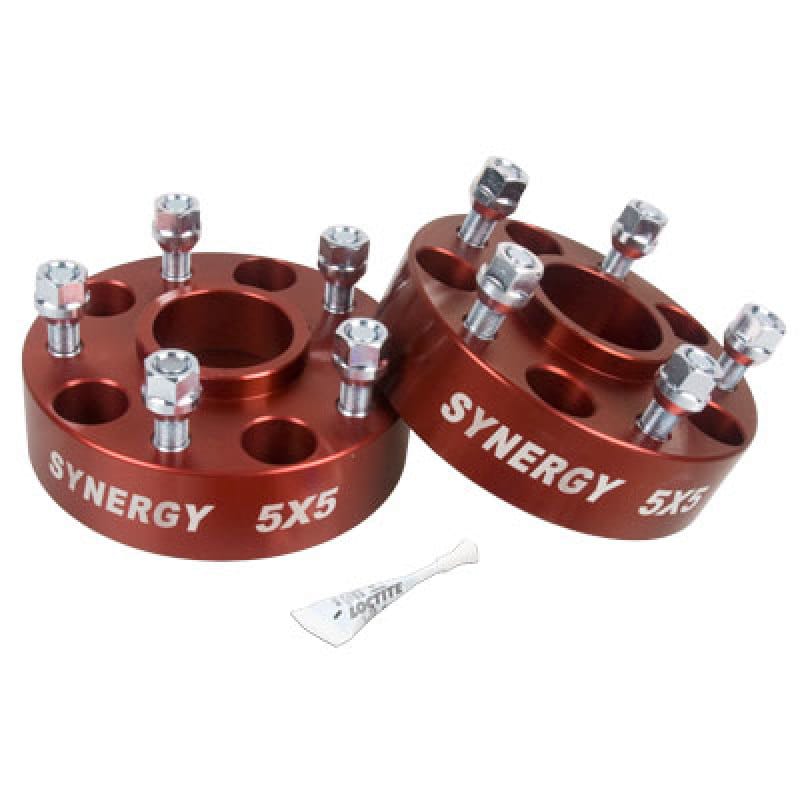 Synergy Mfg — Synergy Jeep Hub Centric Wheel Spacers 5x4.5-1.25in Width 1/2-20 UNF Stud Size